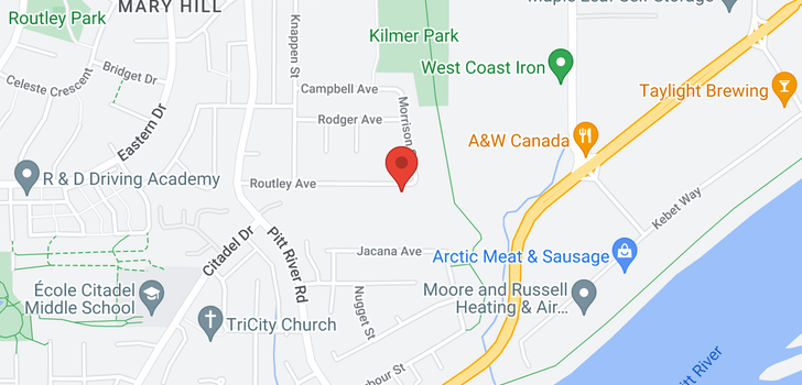 map of 1840 ROUTLEY AVENUE